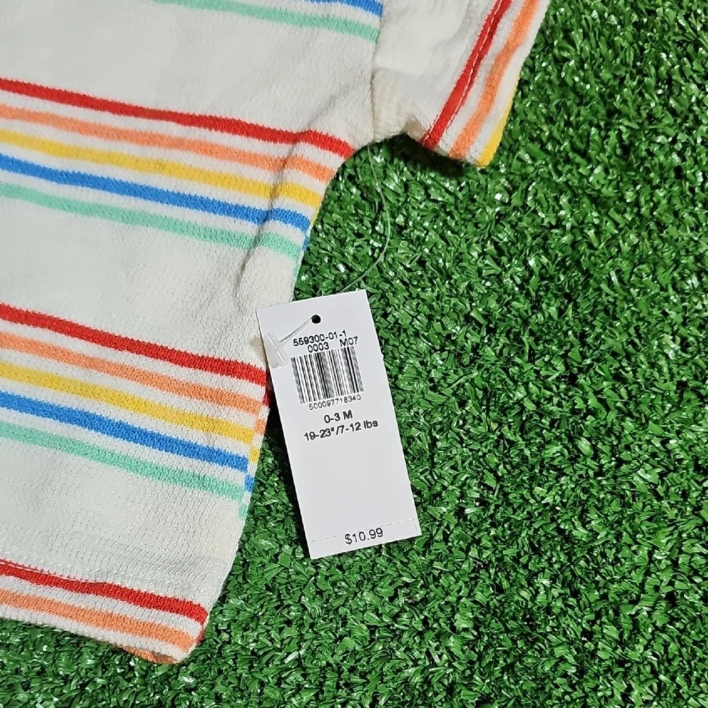 Old Navy Multicolor Striped Kids Tee